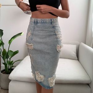 One Teaspoon - Free Love Skirt in Salty